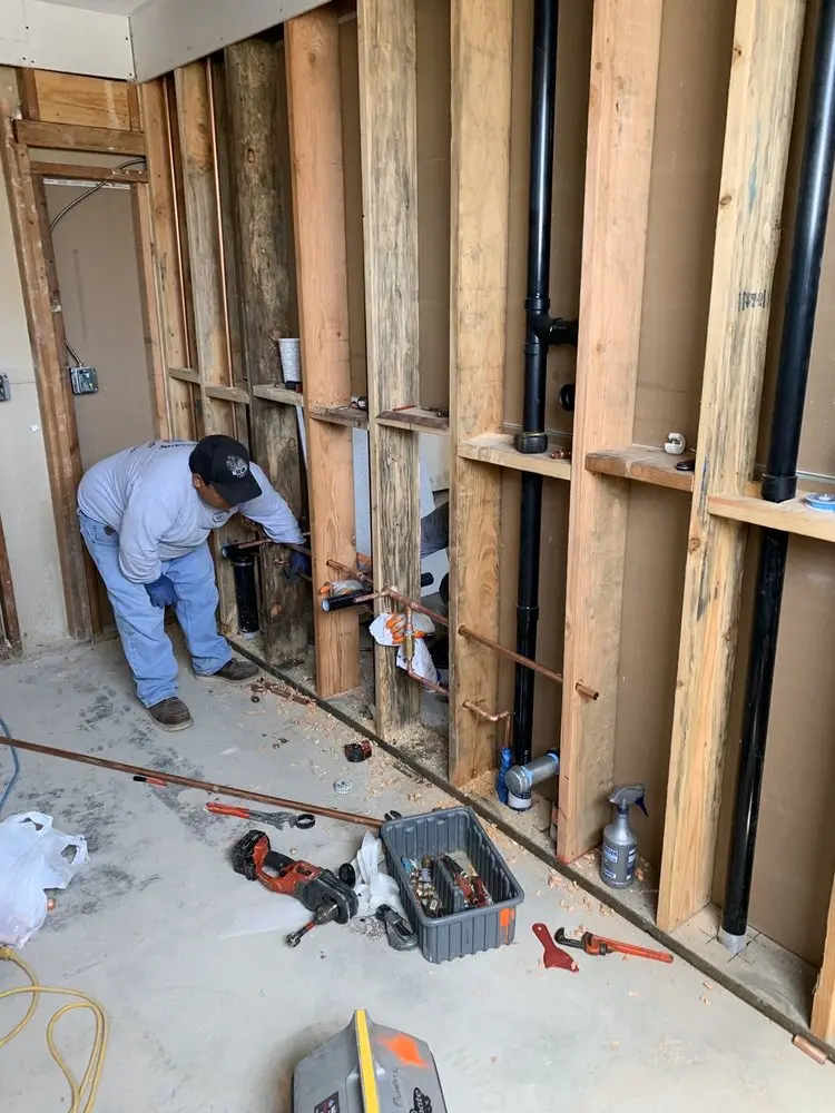 Commercial rough-in plumbing for Gas Line Repair in Colemans Mill Crossing